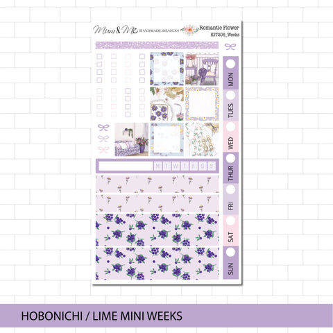 Hobonichi/Lime Weeks: Romantic Flower