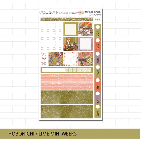 Hobonichi/Lime Weeks: Autumn Dream