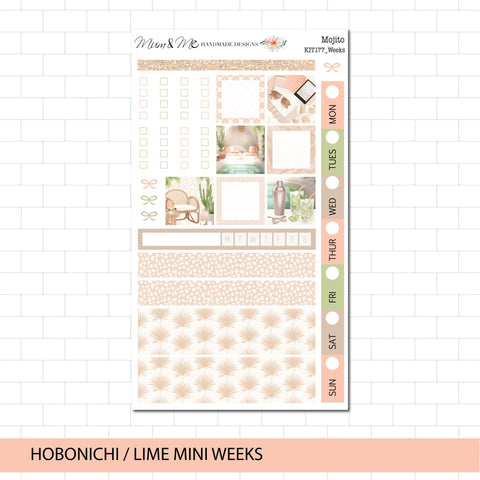 Hobonichi/Lime Weeks: Mojito