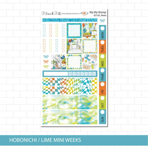 Hobonichi/Lime Weeks: Hip Hip Hooray