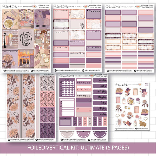 Ultimate Foiled Kit: Flowers & Coffee (ROSE GOLD FOIL)