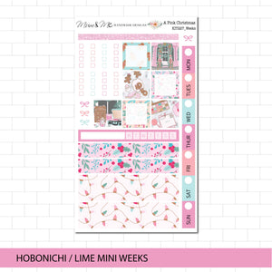 Hobonichi/Lime Weeks: A Pink Christmas