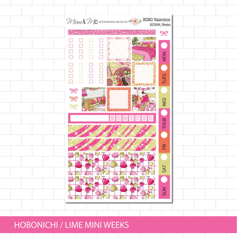 Hobonichi/Lime Weeks: XOXO Valentine