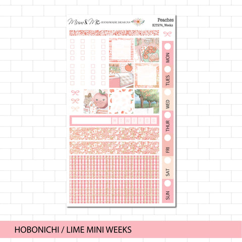 Hobonichi/Lime Weeks: Peaches