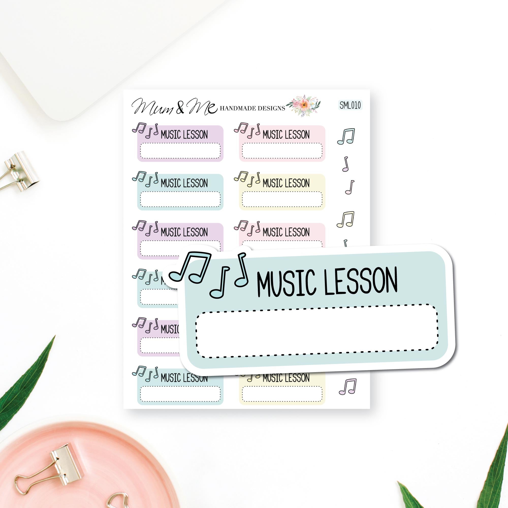 Stickers - Music Lesson