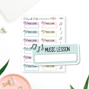 Stickers - Music Lesson