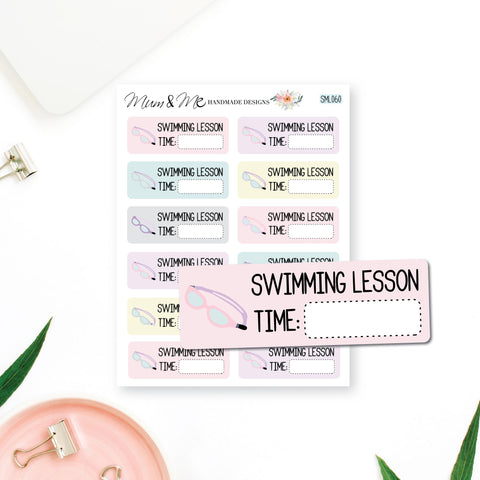 Stickers - Swimming Lesson