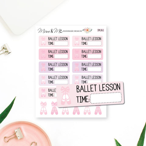 Stickers - Ballet Lessons