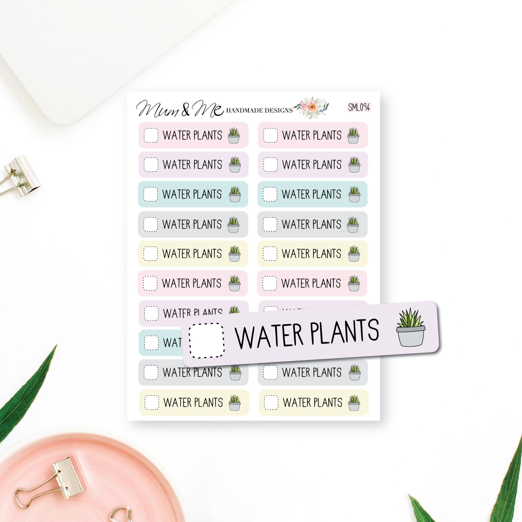 Stickers - Water Plants Checklists
