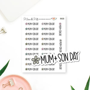 Stickers: Mum & Son Day