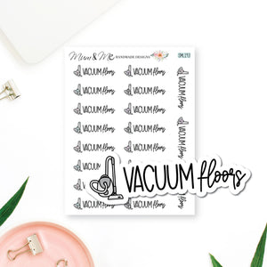 Stickers:  Vacuum Floors
