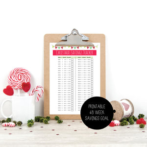 Xmas Budget Planner - A4 Size Printable by mumandmehandmadedesigns- An Australian Online Stationery and Card Shop