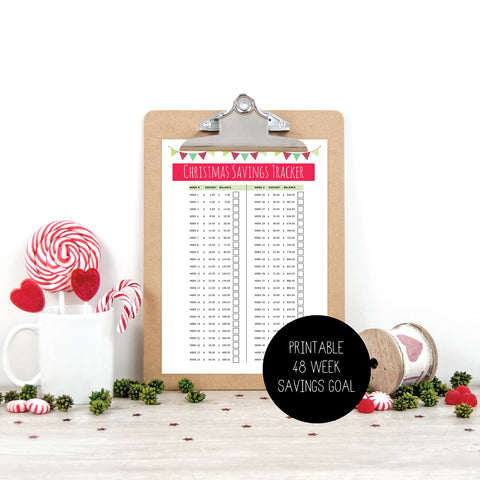 Xmas Budget Planner - A4 Size Printable by mumandmehandmadedesigns- An Australian Online Stationery and Card Shop
