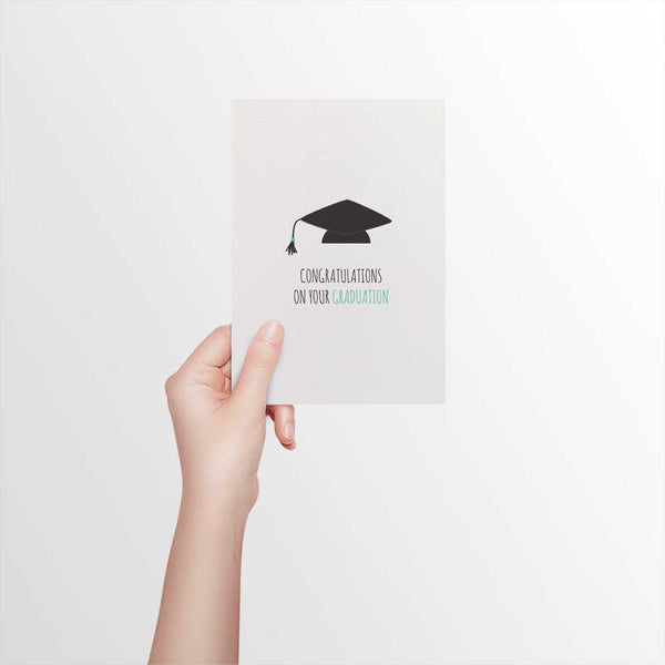 Graduation Cap Greeting Card by mumandmehandmadedesigns- An Australian Online Stationery and Card Shop