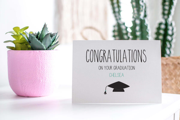 Personalised Graduation Greeting Card by mumandmehandmadedesigns- An Australian Online Stationery and Card Shop