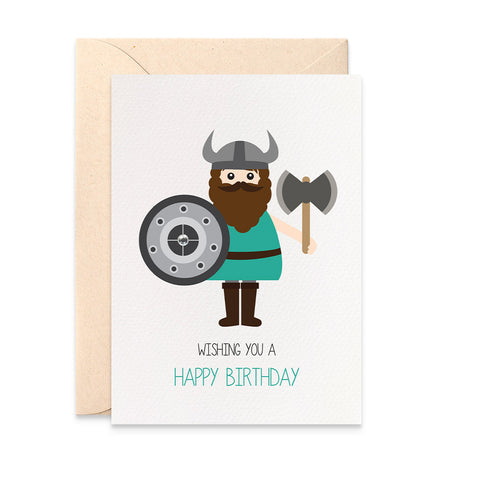 Viking Greeting Card by mumandmehandmadedesigns- An Australian Online Stationery and Card Shop