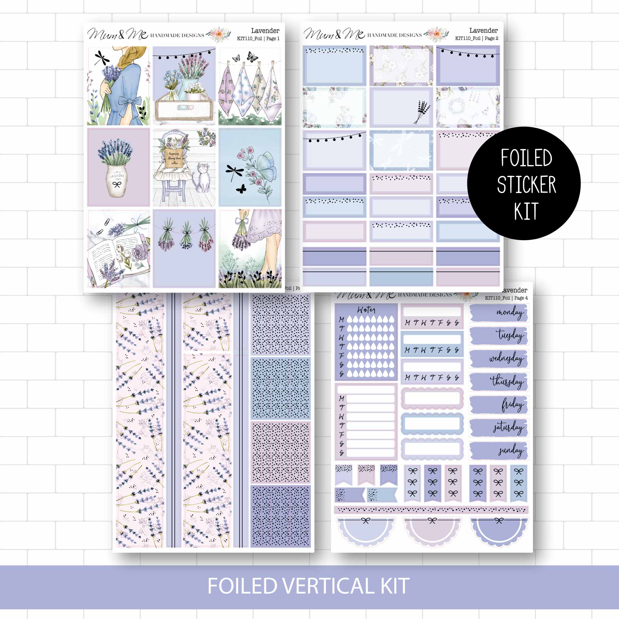 Foiled Kit: Lavender (SILVER FOIL)