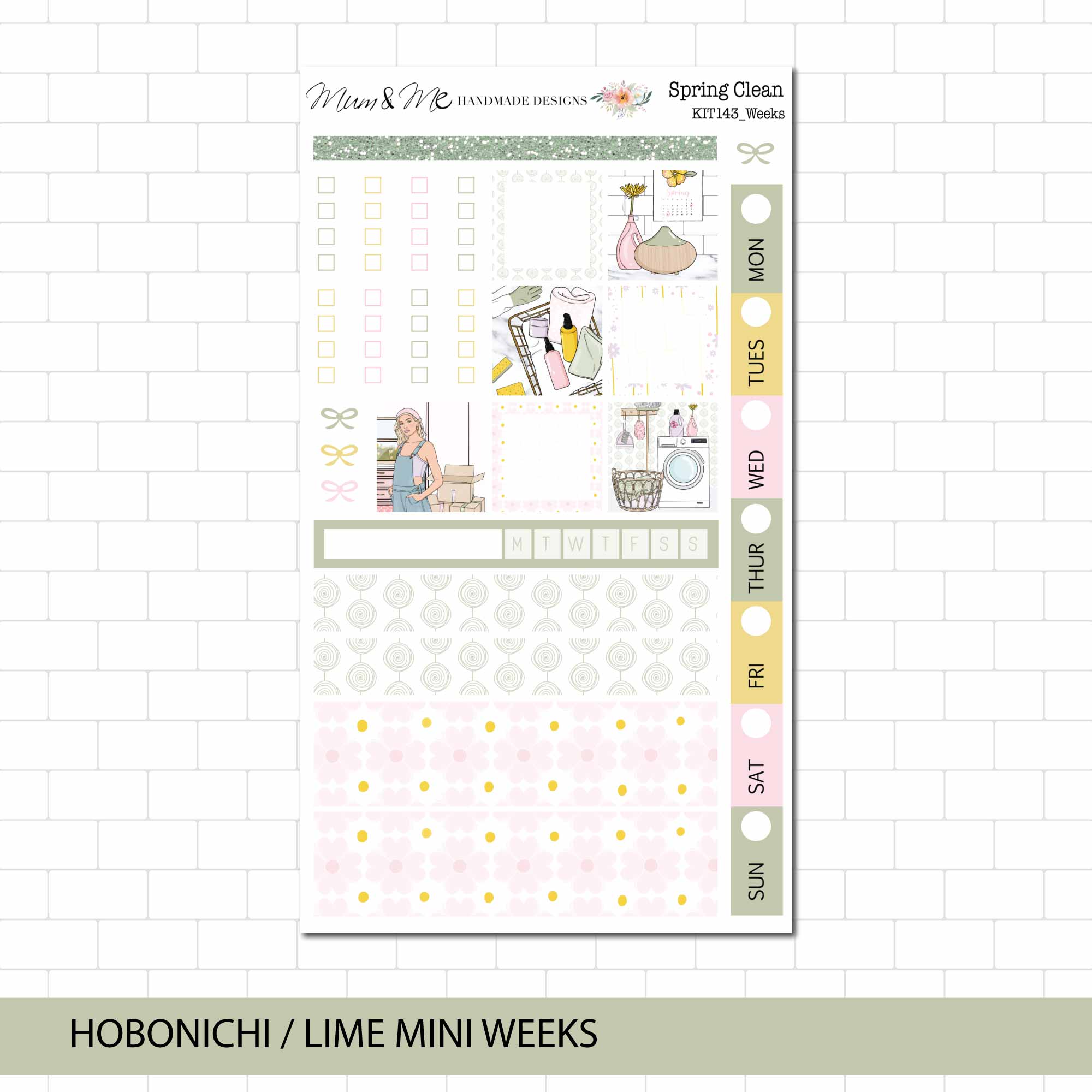 Hobonichi/Lime Weeks: Spring Clean