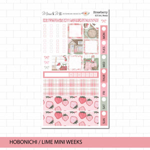 Hobonichi/Lime Weeks: Strawberry