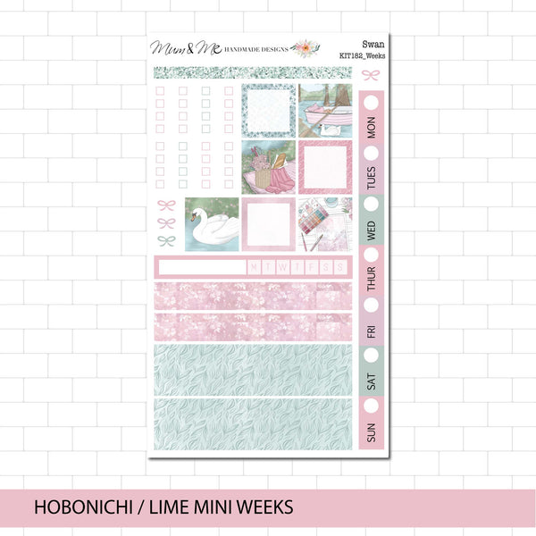 Hobonichi/Lime Weeks: Swan