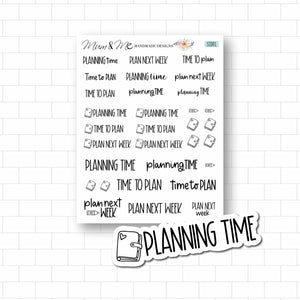 Script Icon: Planning Time