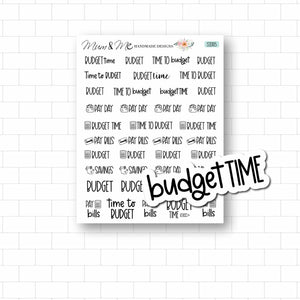 Script Icon: Budget Time
