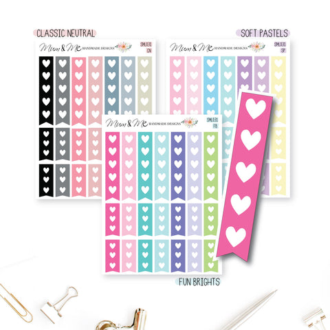 Stickers - Heart Checklists