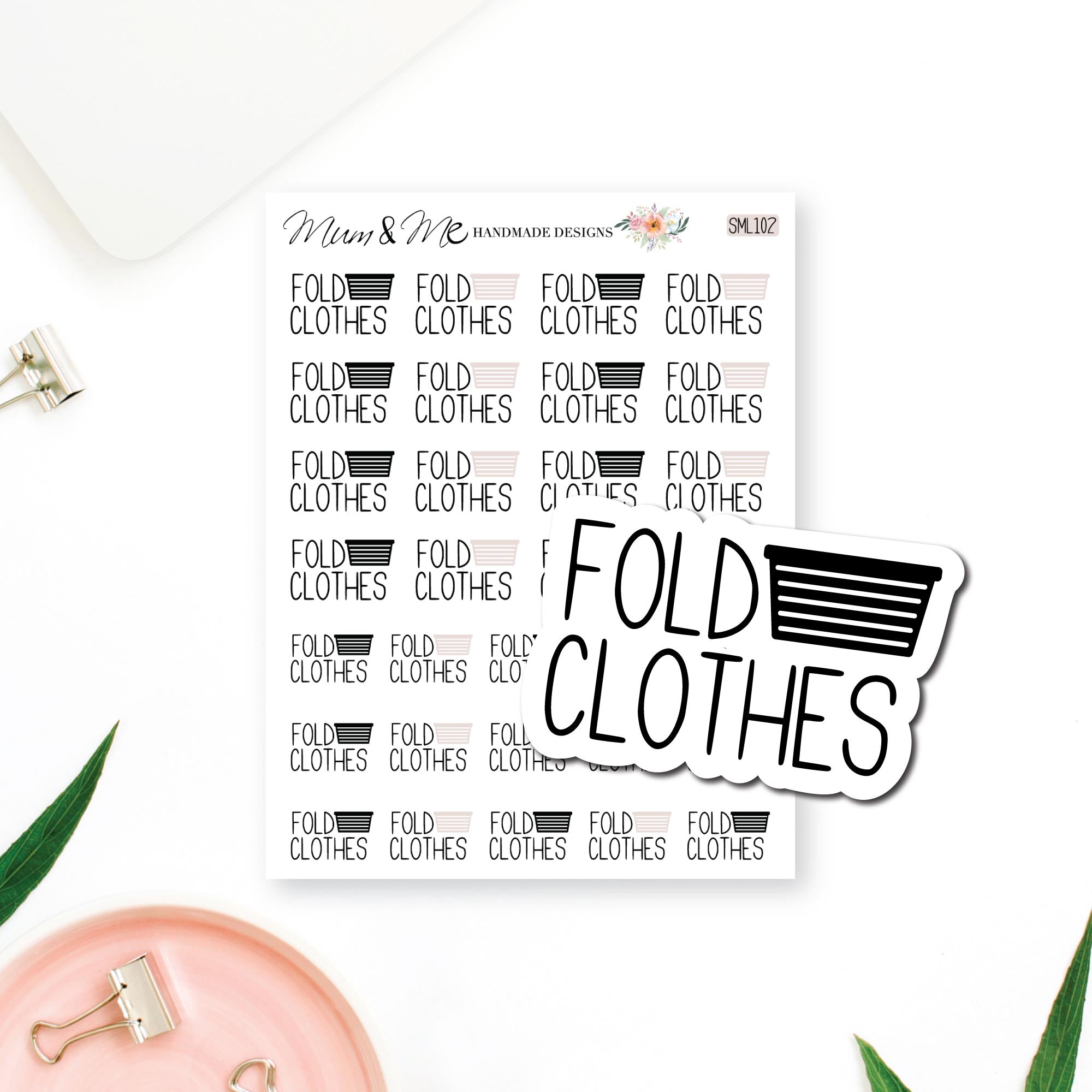 Stickers - Fold Clothes