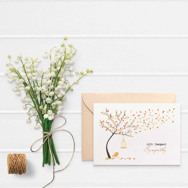 Autumn Tree Greeting Card by mumandmehandmadedesigns- An Australian Online Stationery and Card Shop